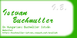 istvan buchmuller business card