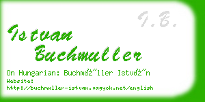 istvan buchmuller business card